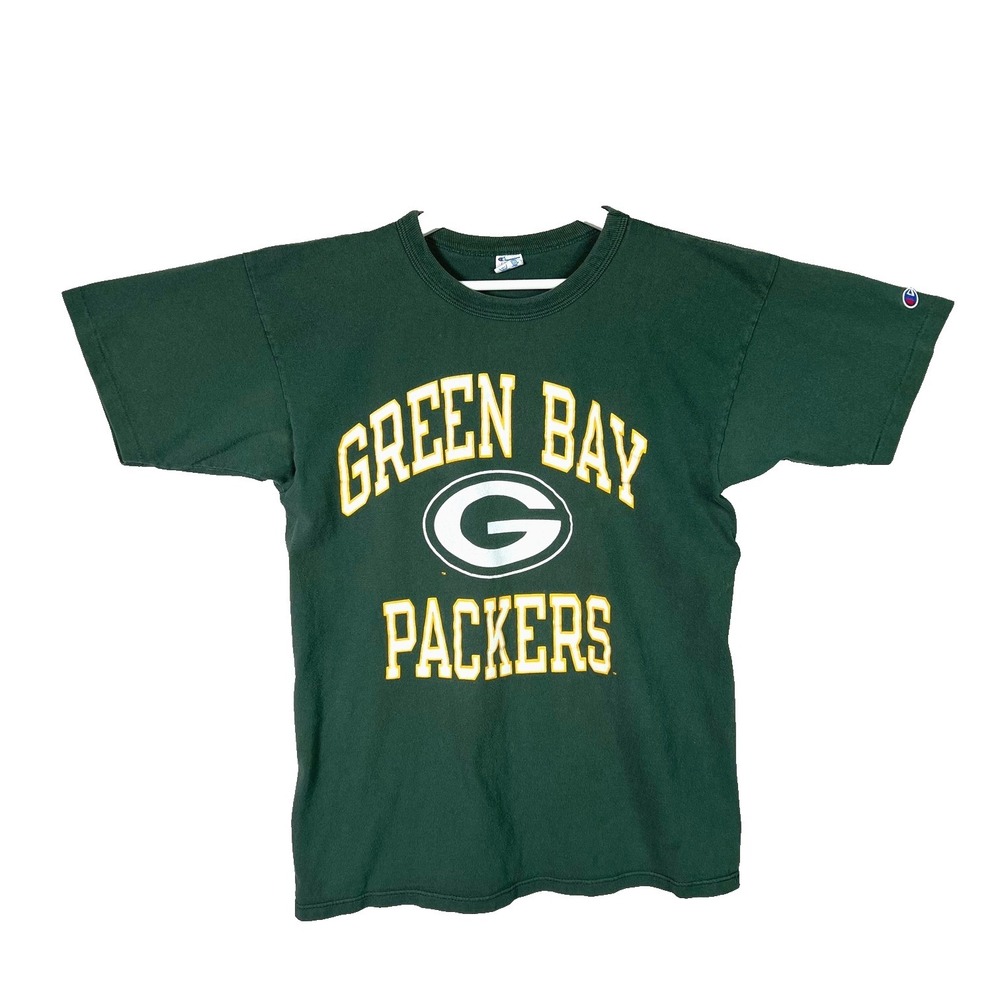 Vintage Champion Green Bay Packers T-Shirt Adult Large 90s Y2K Single Stitch